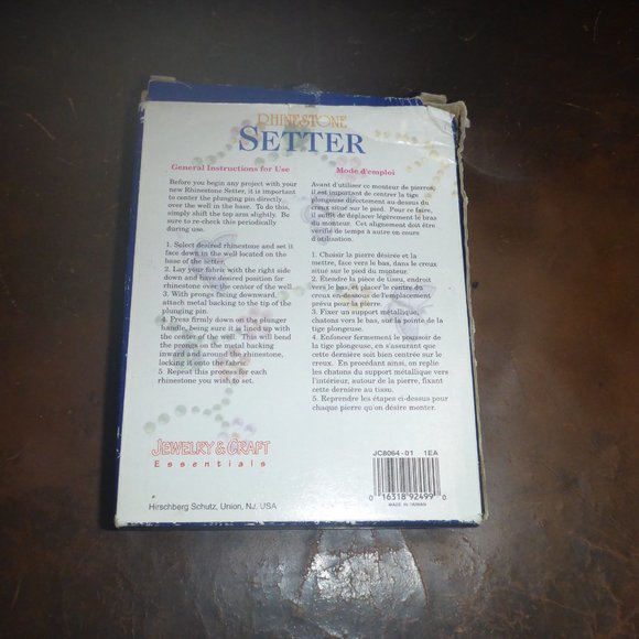 Vintage Rhinestone Setter - New In Box! - Picture 2 of 2